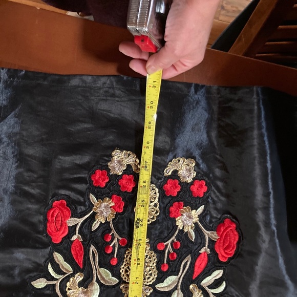 Designer Satin with embroidery - Picture 8 of 9